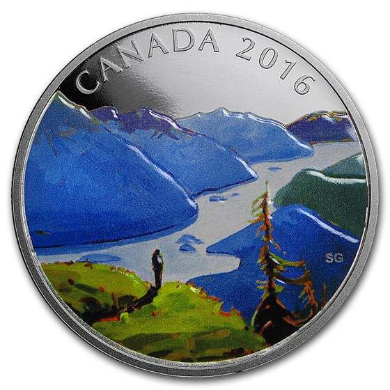 2016 Canada 1 oz Silver $20 Canadian Landscapes: Reaching The Top 2016 Canada 1 oz Silver $20 Canadian Landscapes: Reaching The Top